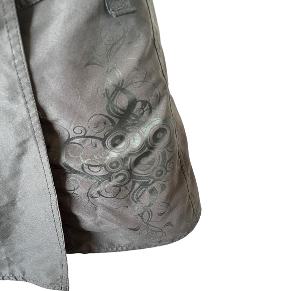 Vintage 90s Black Wrap Skirt LG Santa Cruz Skirt Beach Surf Skater Size XL - Picture 2 of 7